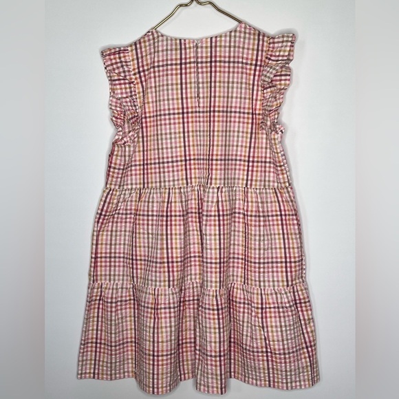 NWT Loft Outlet Checkered V Neck sleeveless Dress Medium - Picture 7 of 9